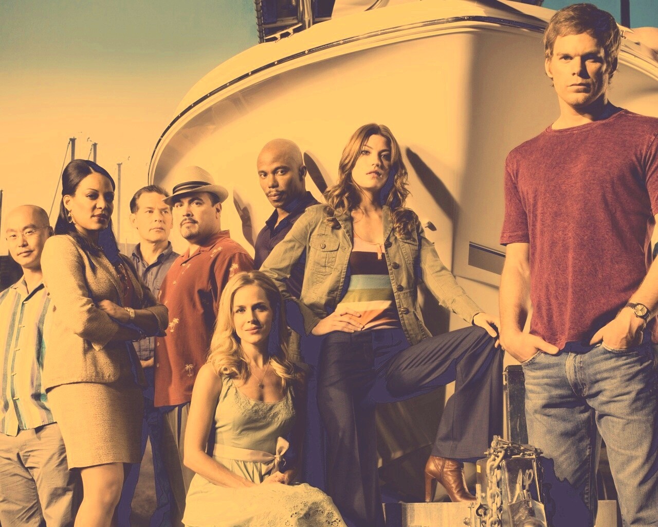 Персонажи сериала Dexter обои