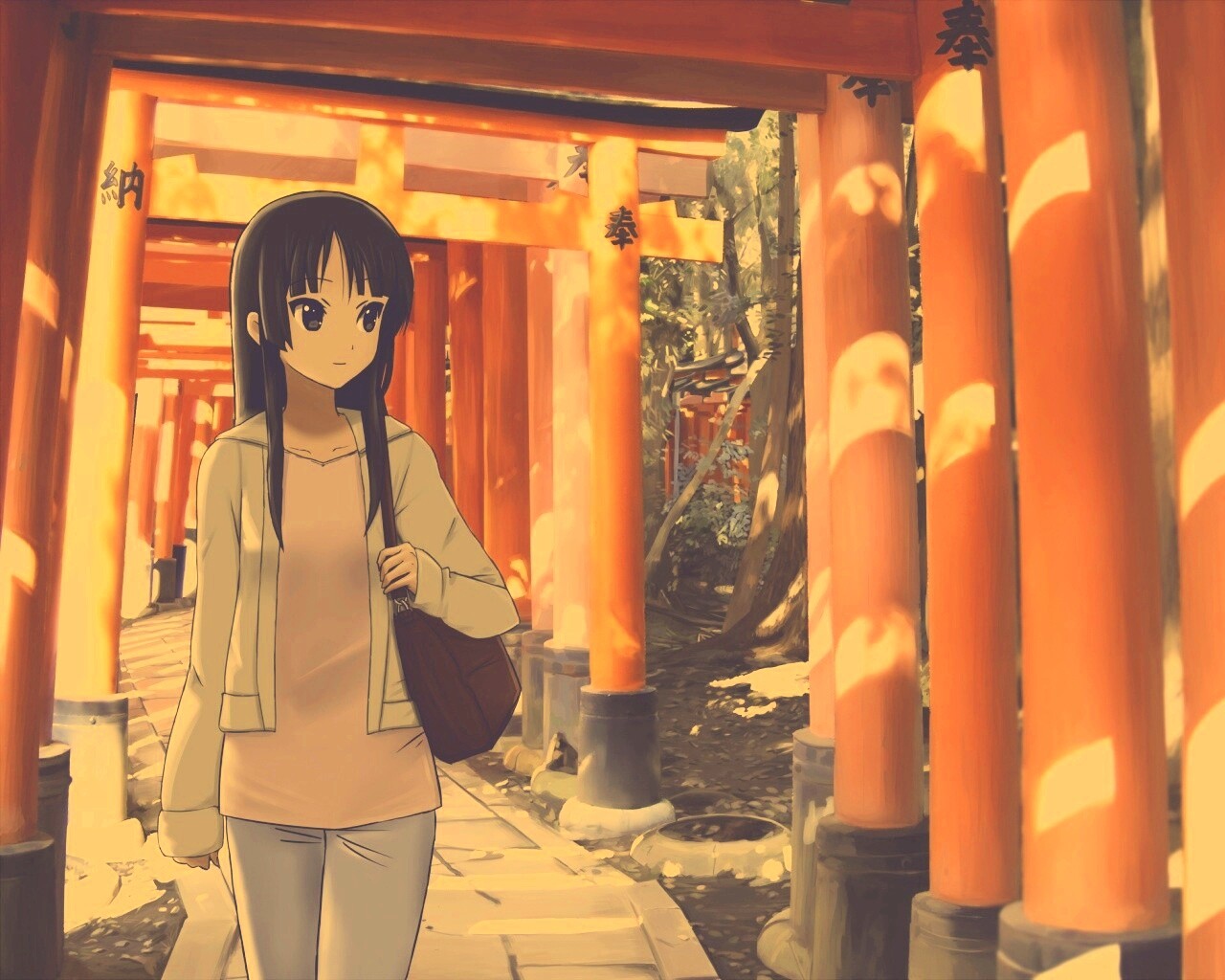 Акияма Мио обои