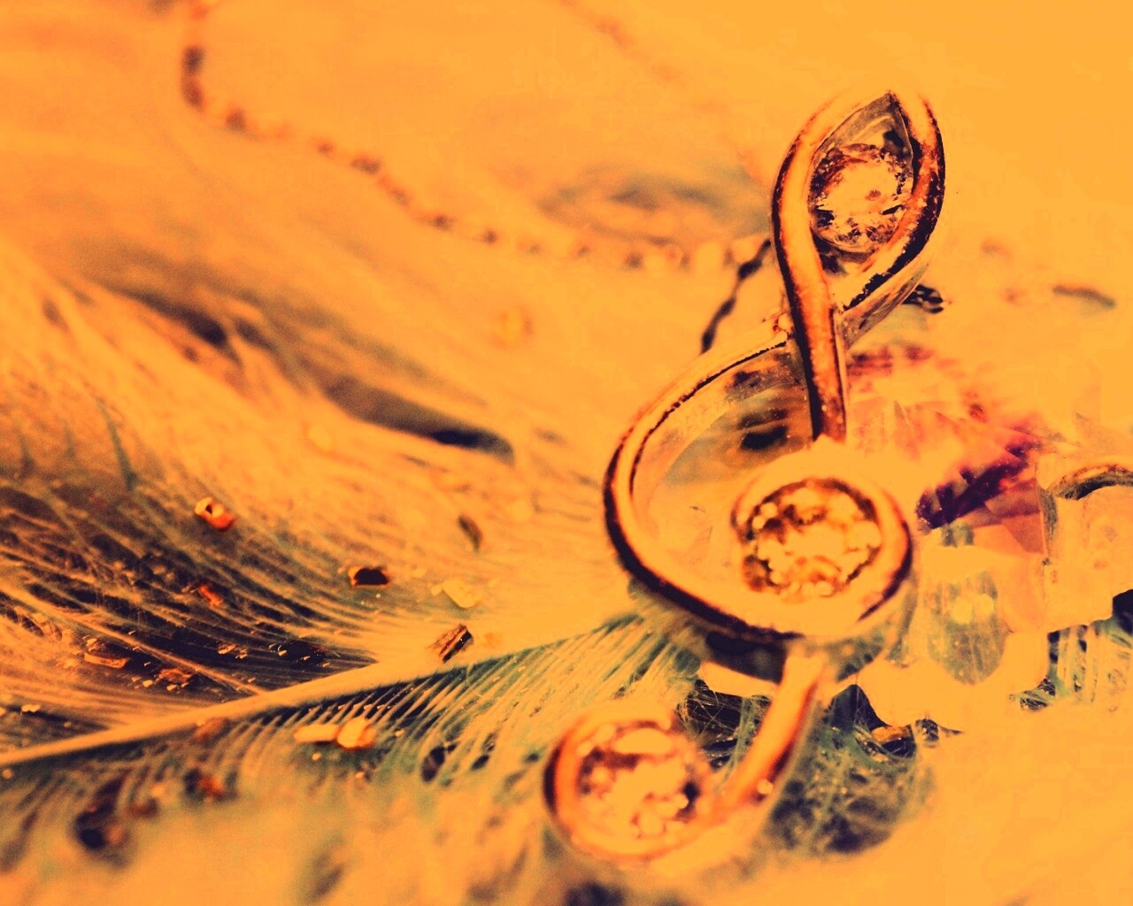 Скрипичный ключик обои