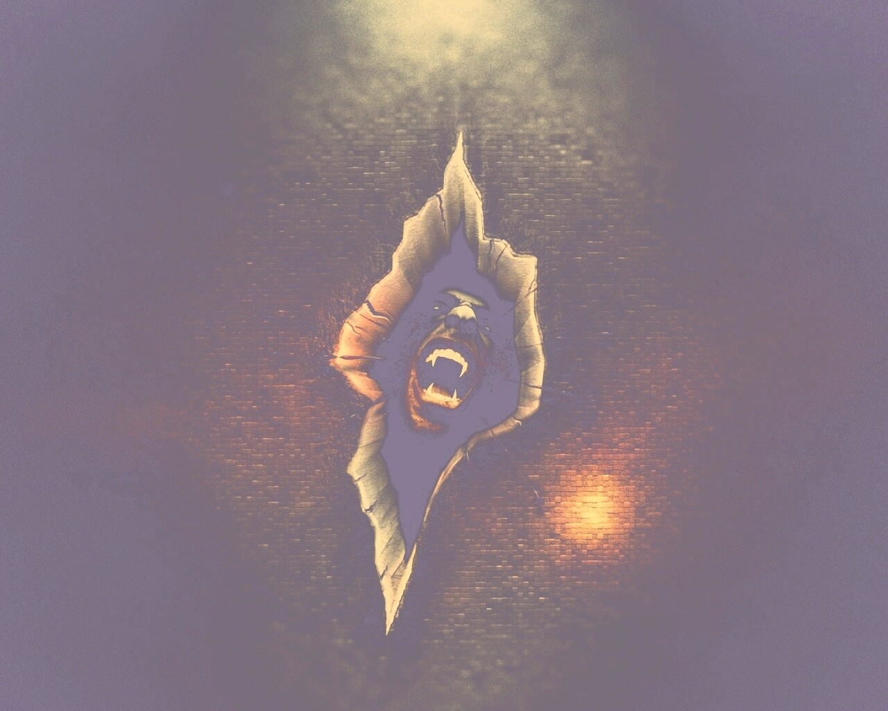 Монстр из ращелины обои