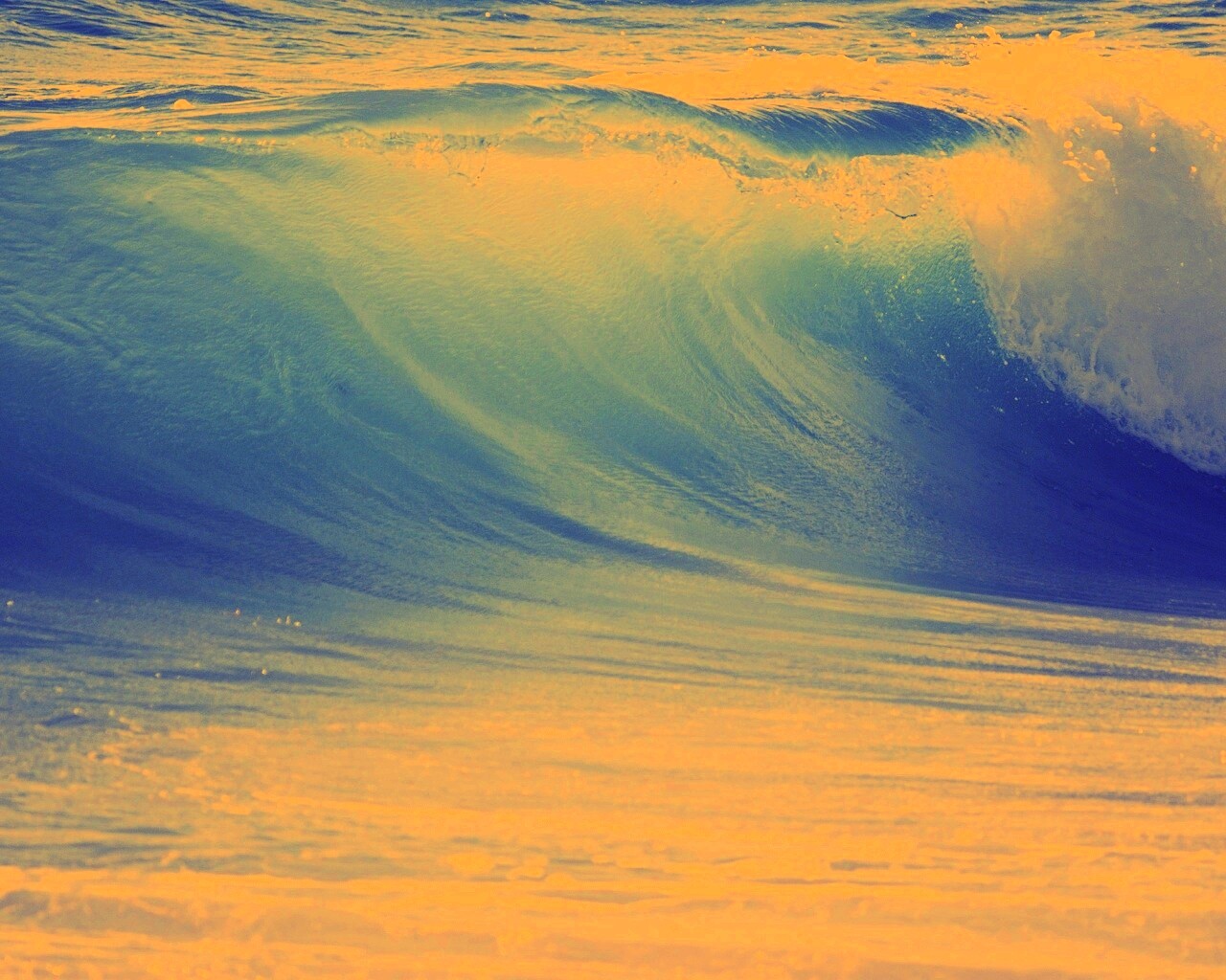 Океанская волна обои