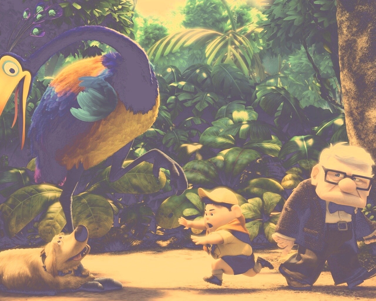 Герои мульфильма "Вверх" обои