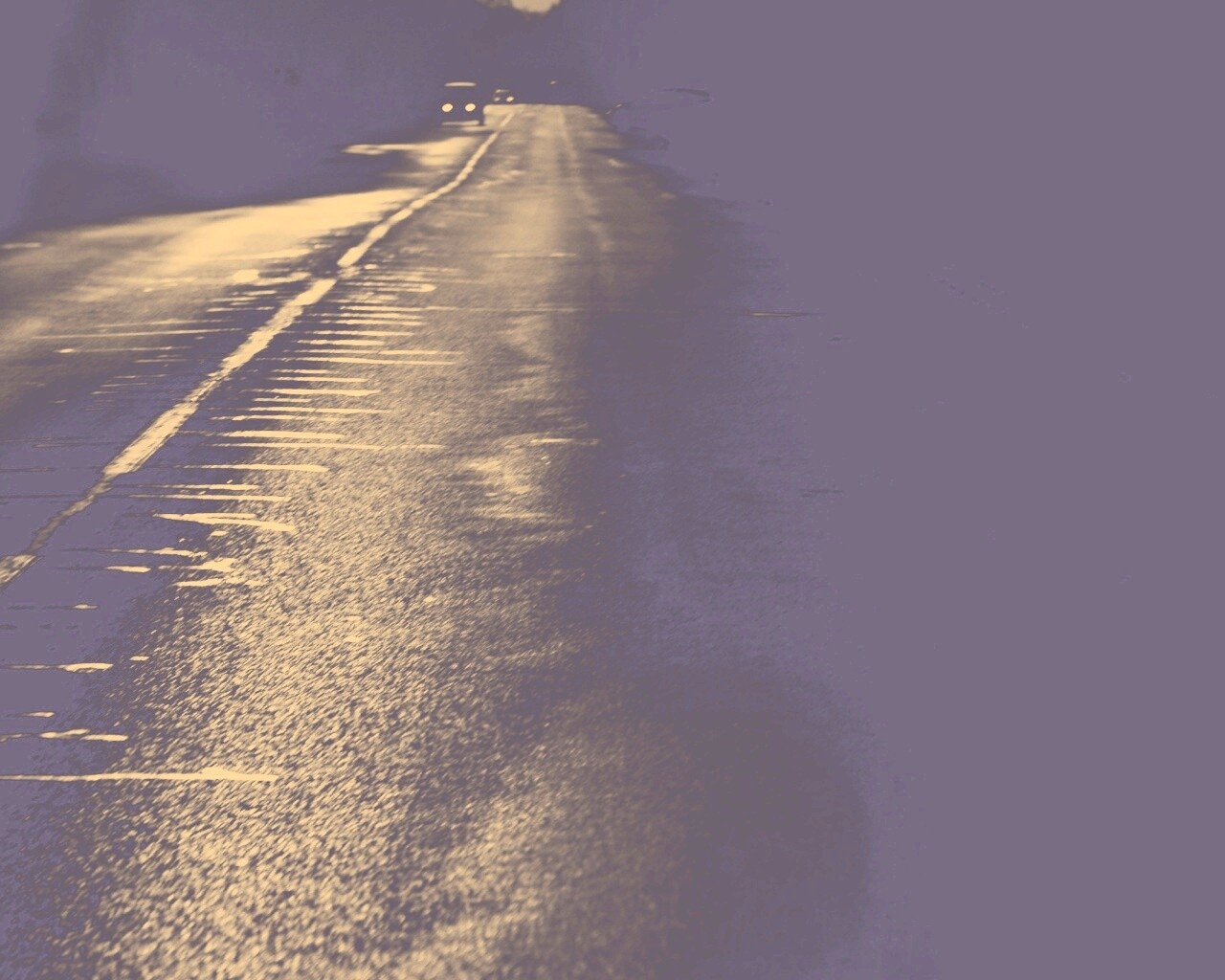 Ночная дорога обои