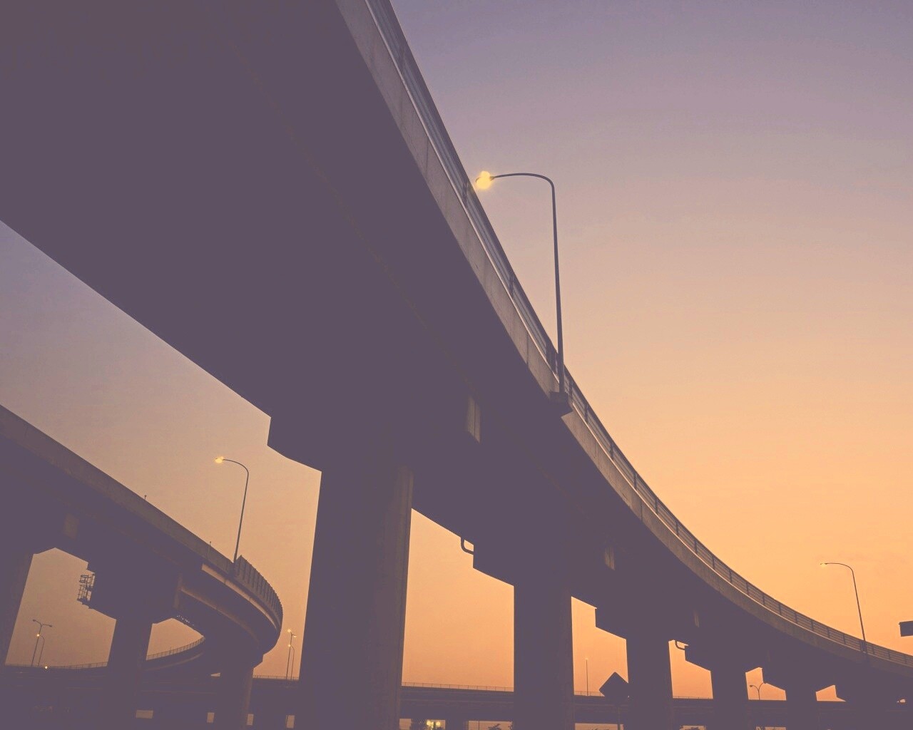 Дорожная развязка обои