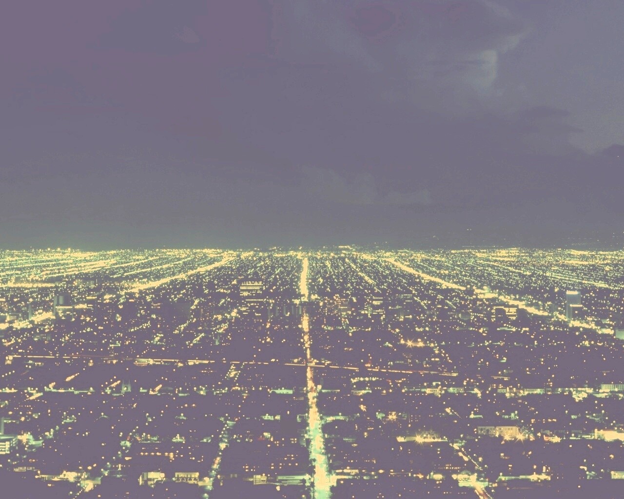 Вид на город с высоты обои