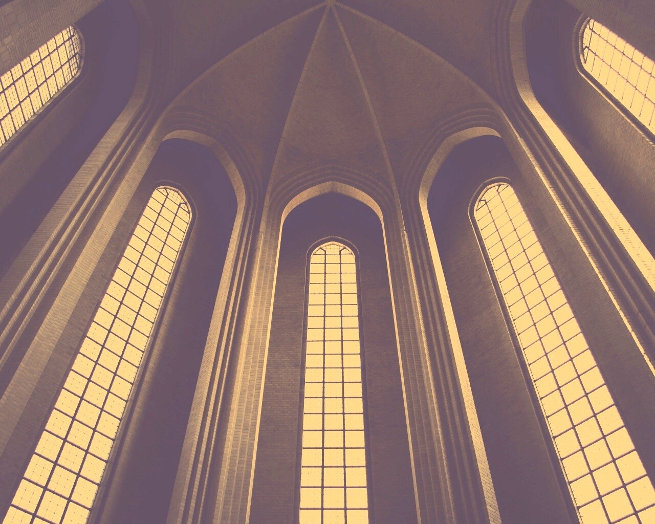 Готический свод обои