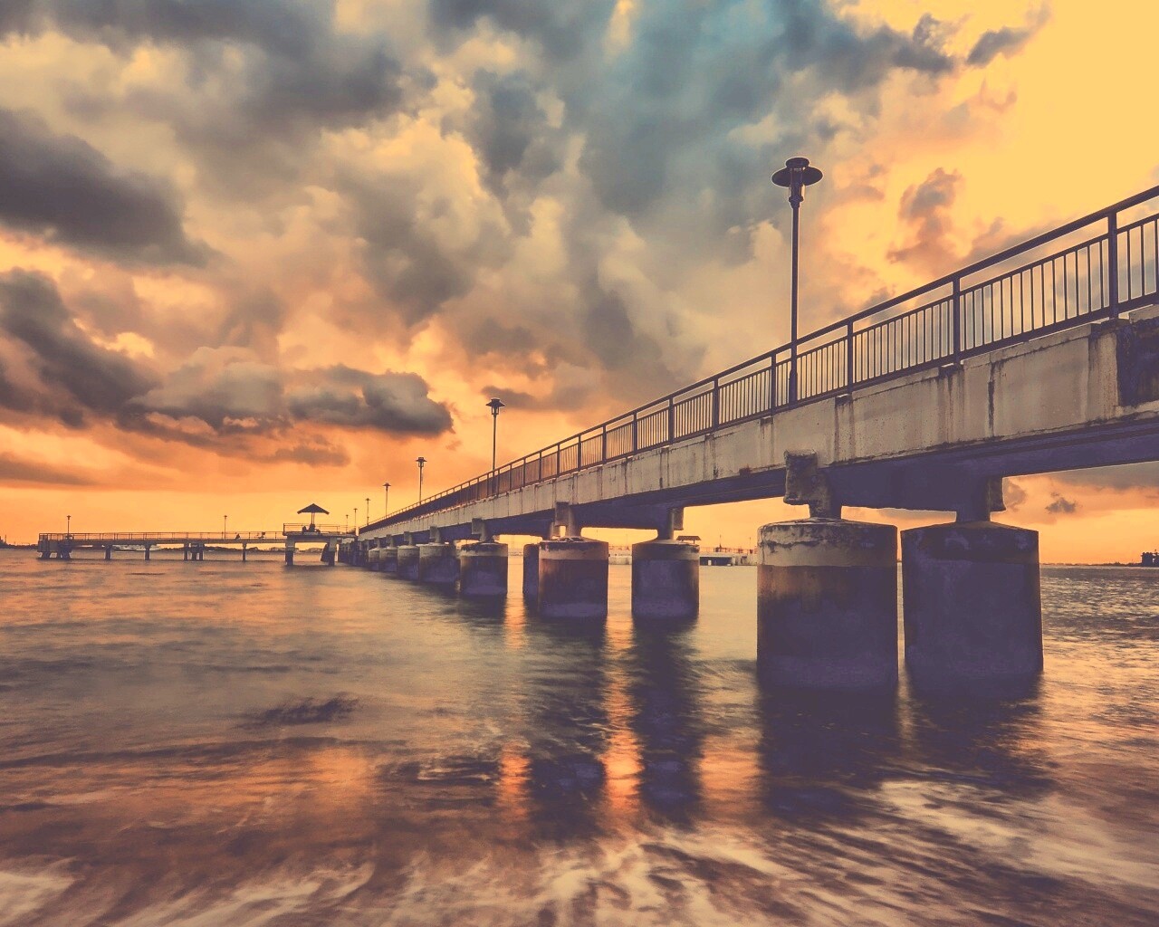 Длинный пирс обои