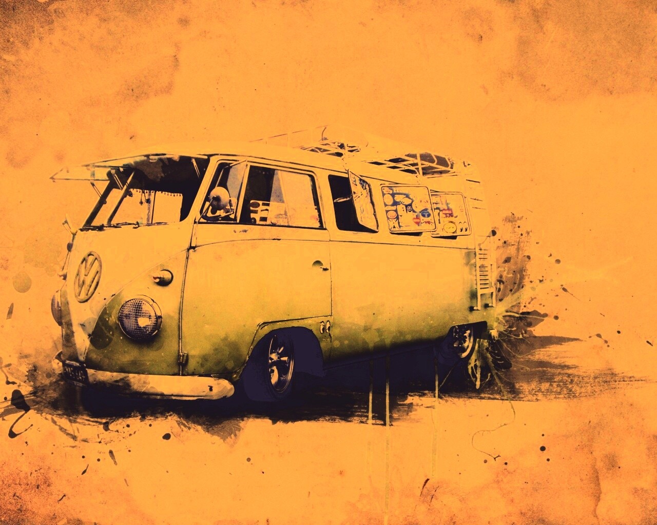 Фольксваген 56 года - лучший фургон для путешествий обои