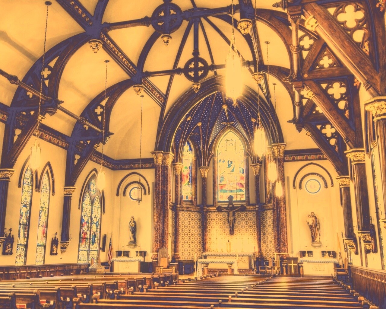 Внутреннее убранство собора обои