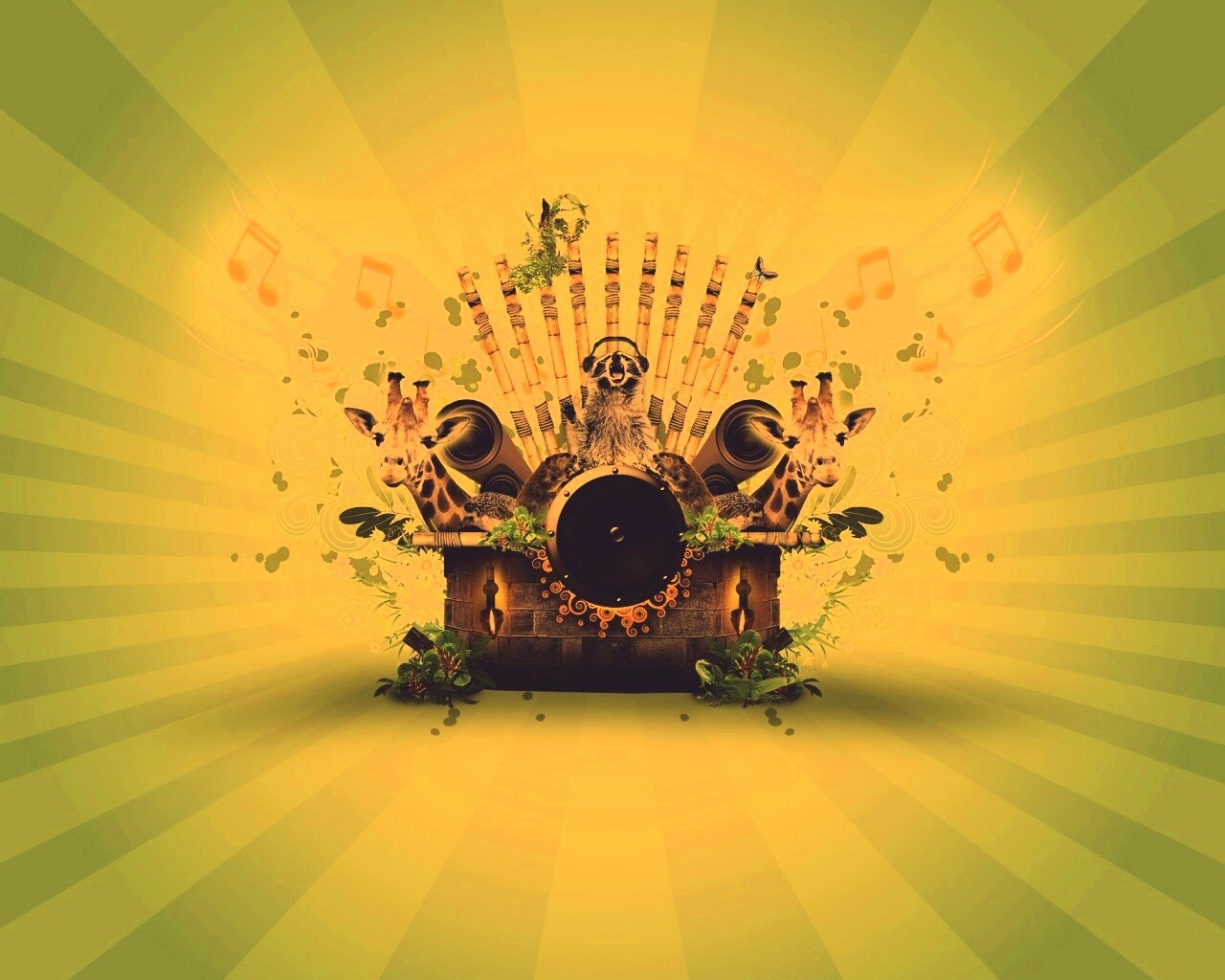Музыка джунглей обои