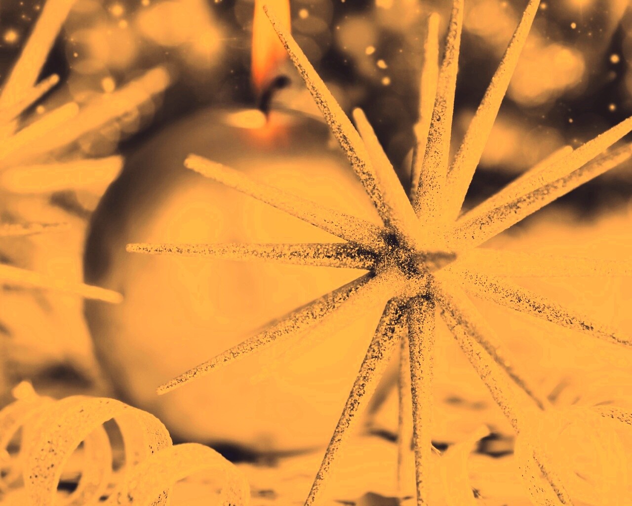 Новогодние игрушки и украшения обои