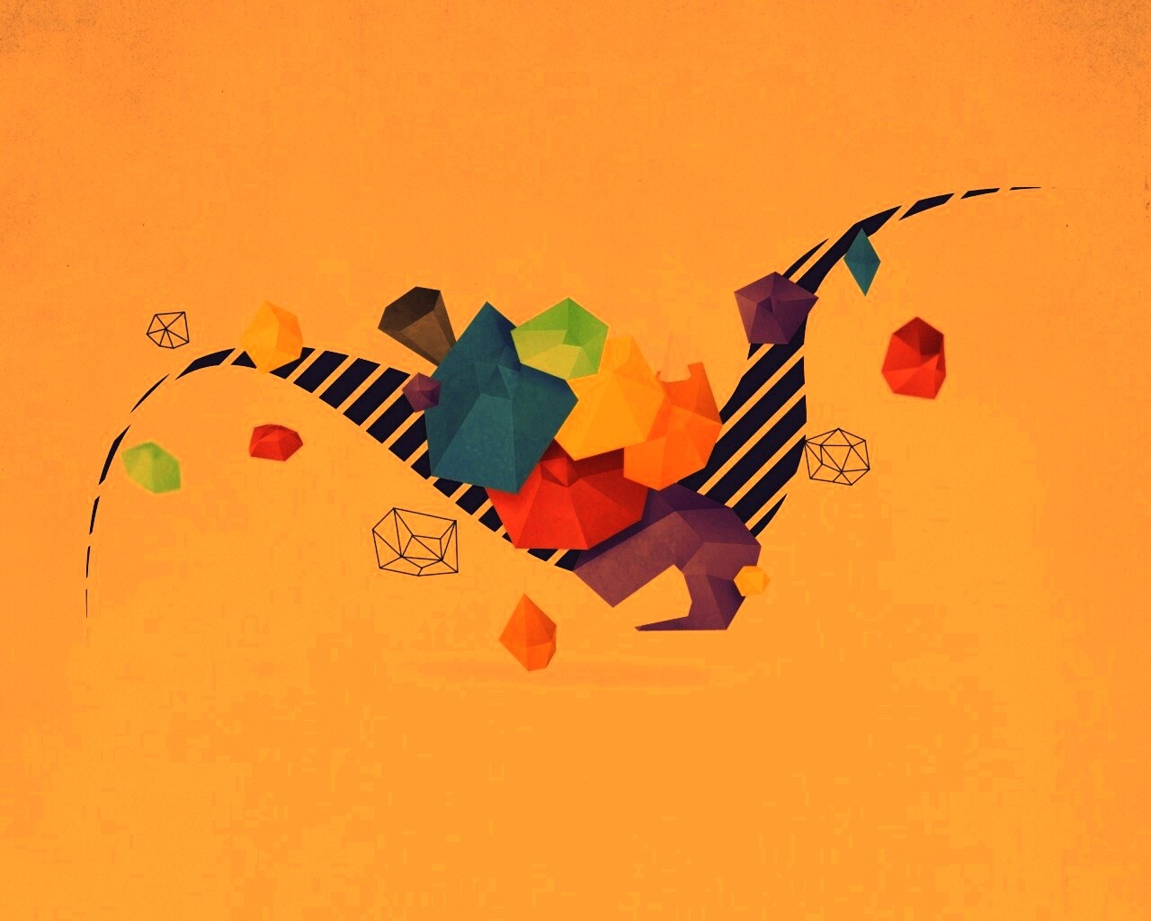 Полет абстрактной фантазии обои