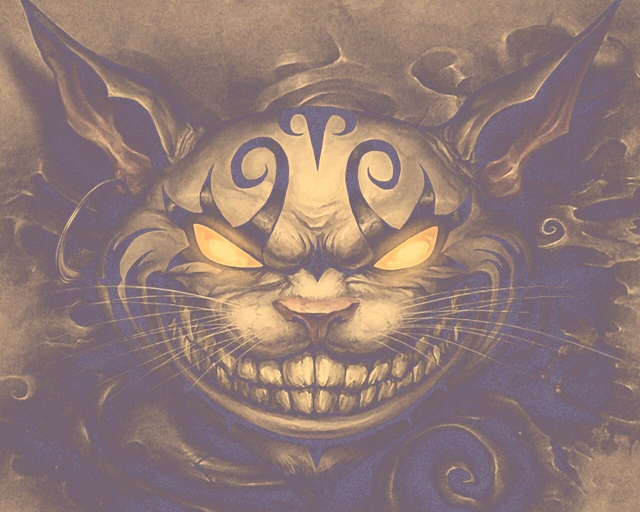 Чеширский кот American MacGee обои