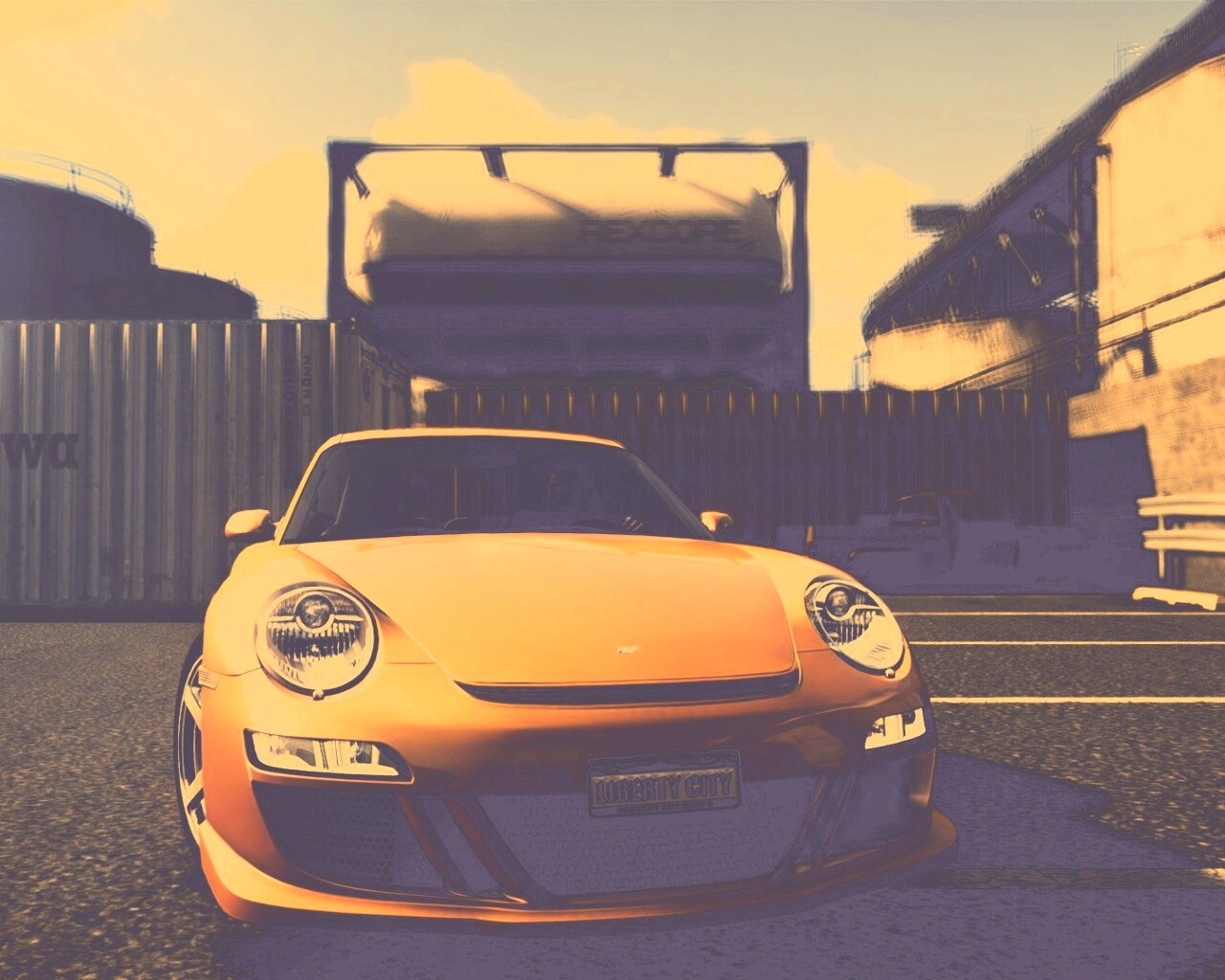 Порше из GTA4 обои