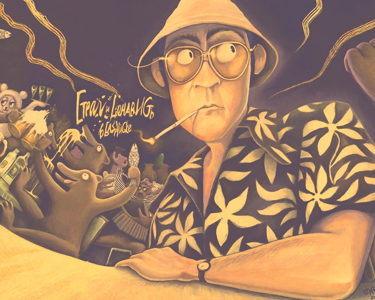 Страх и ненависть в Лас-Вегасе обои