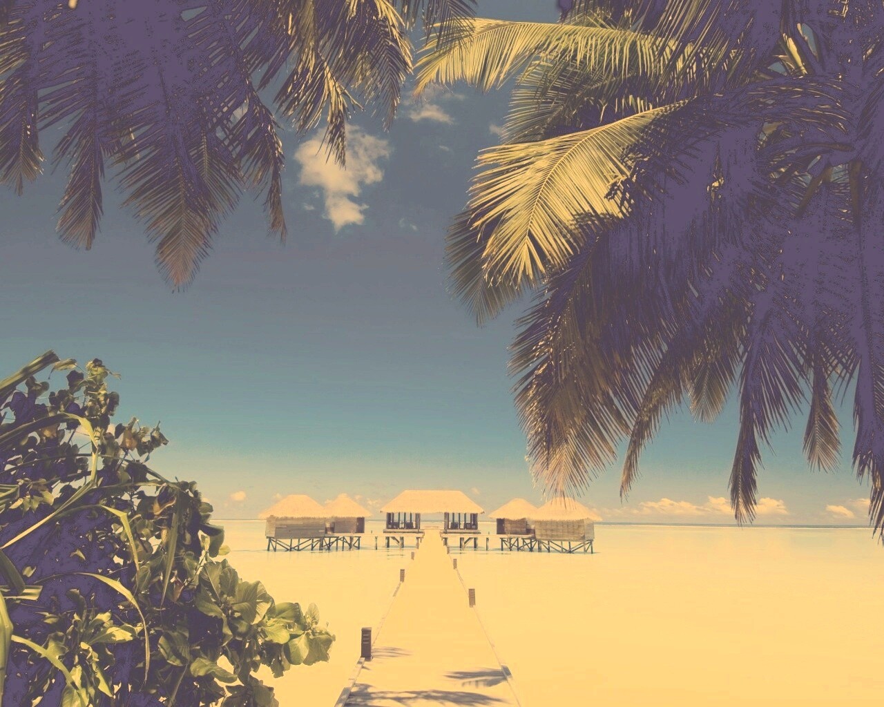 Солнечные мальдивы обои