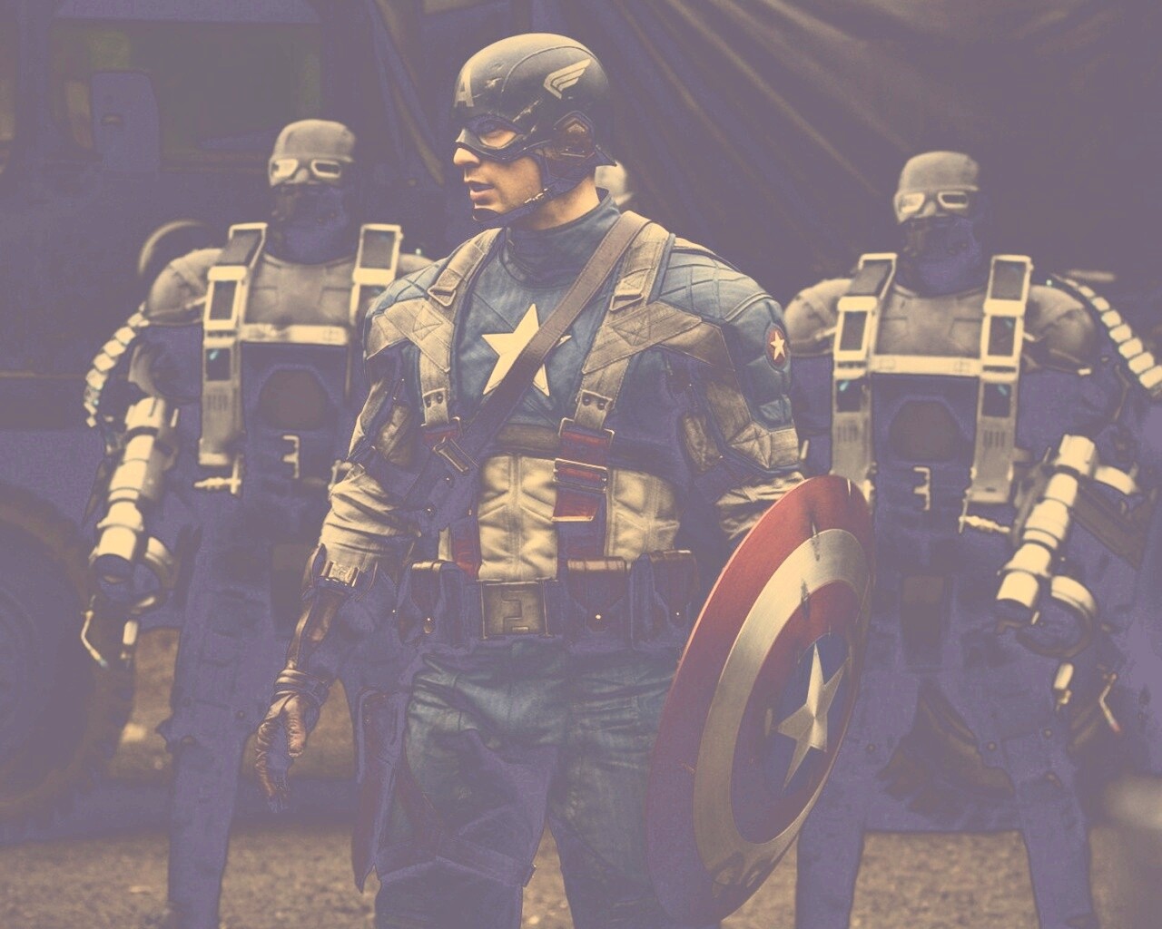 Капитан Америка обои