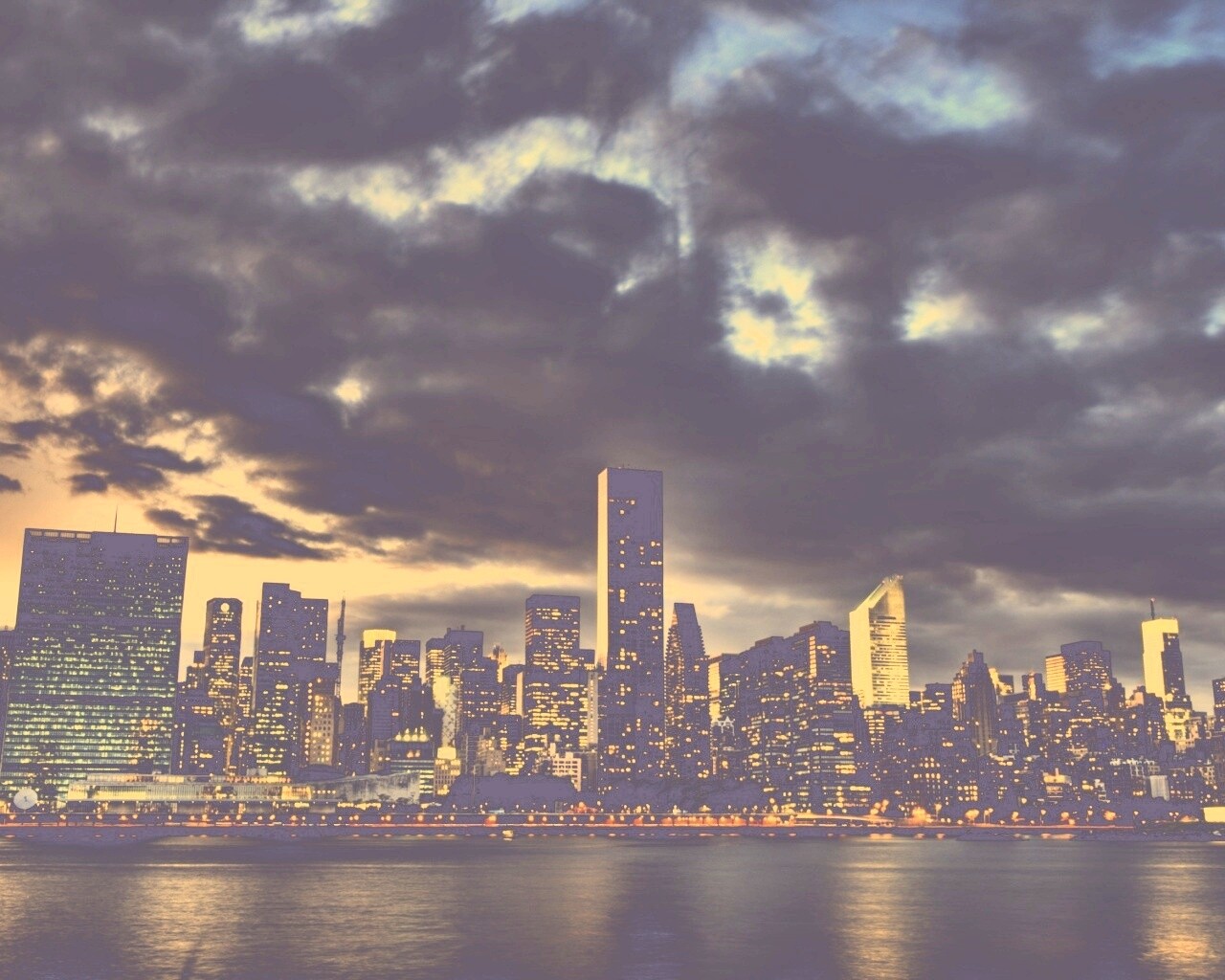 Красивый город обои