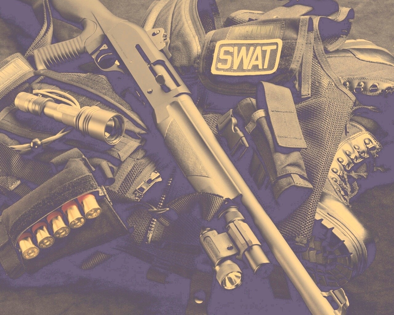 Снаряжение SWAT обои