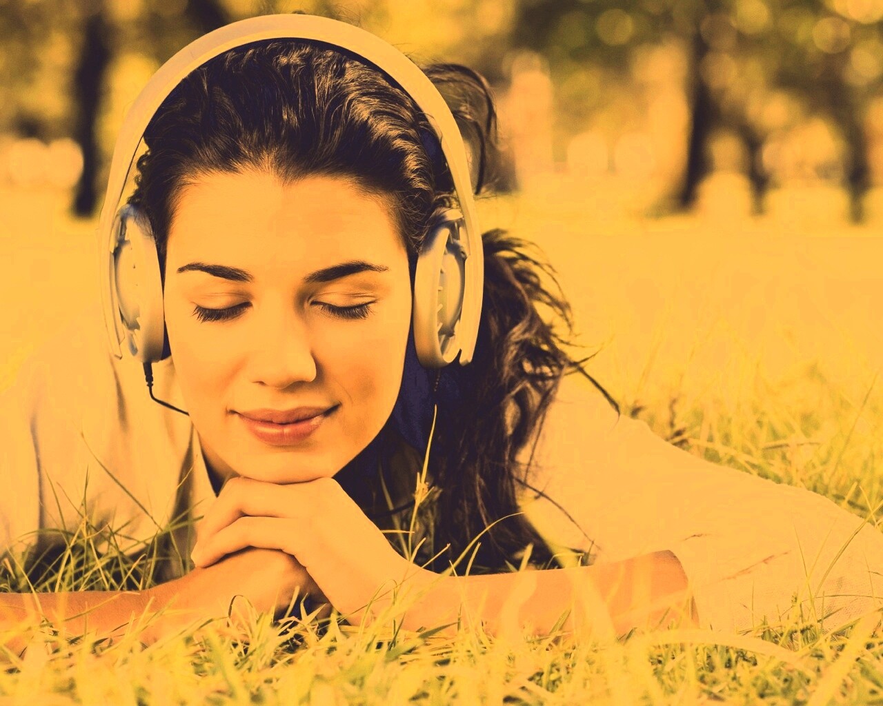 Наслаждение музыкой обои