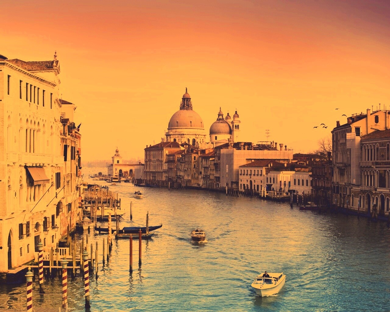 Венецианский канал обои