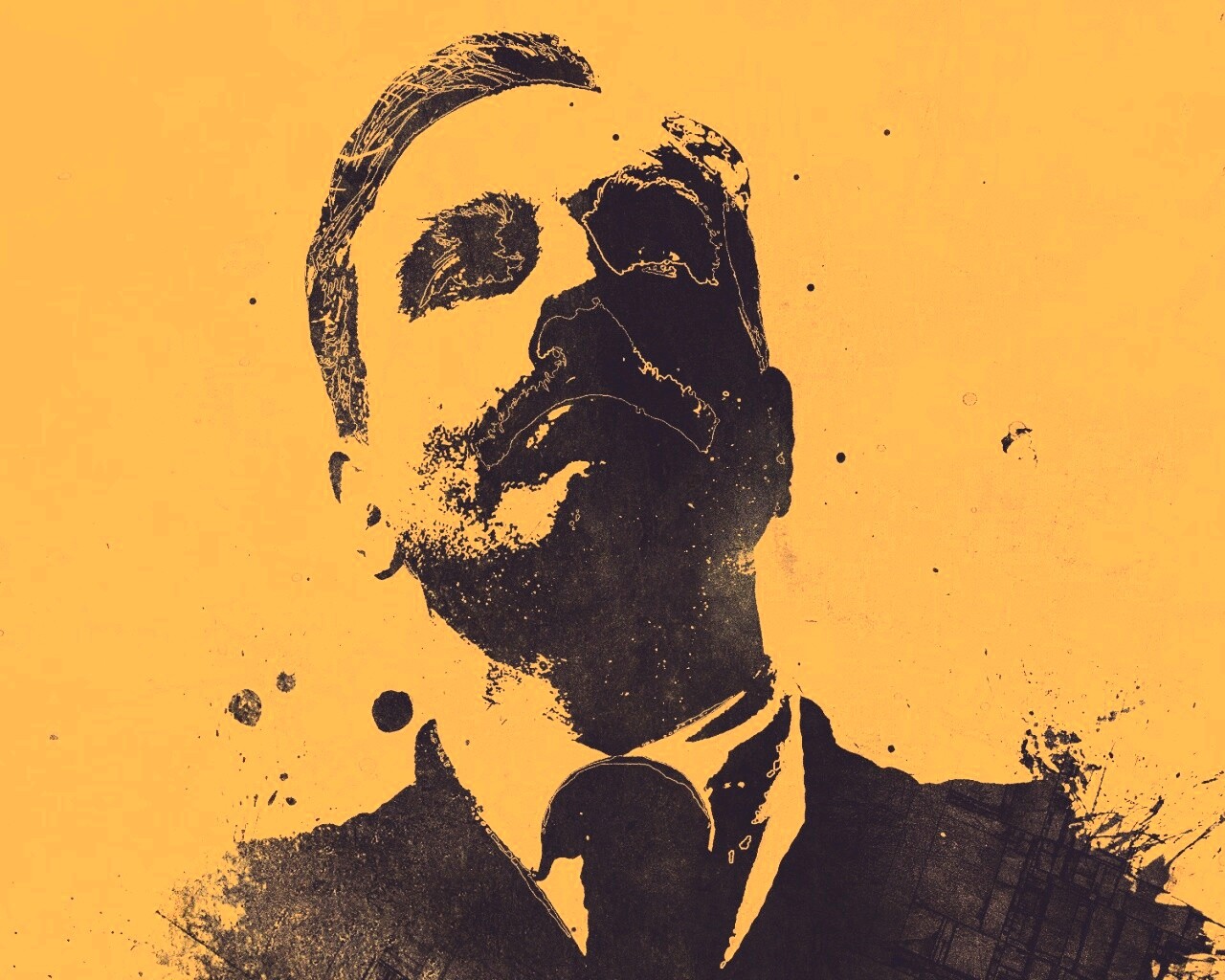 Мужчина в костюме обои