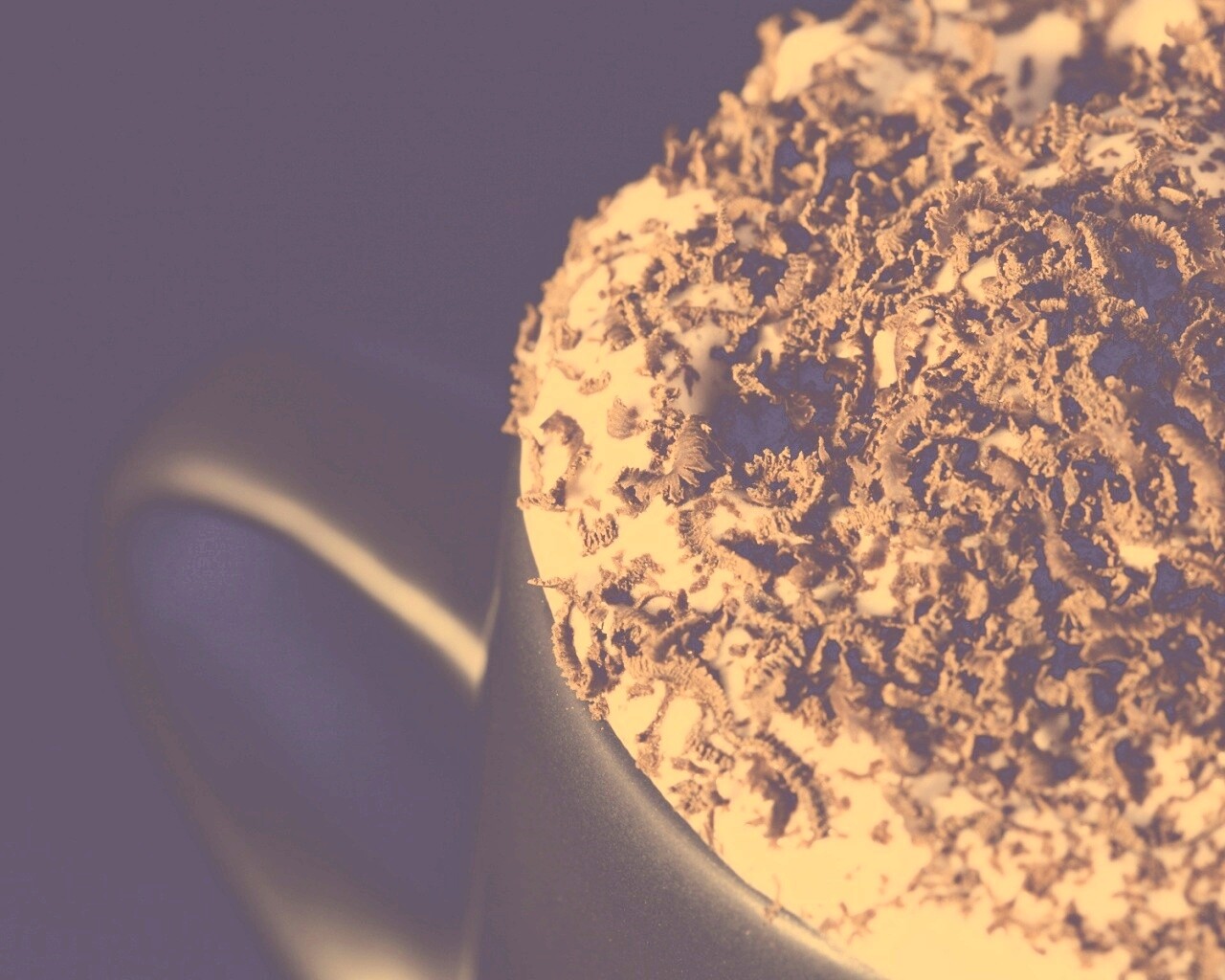 Кофе со сливками и шоколадом обои