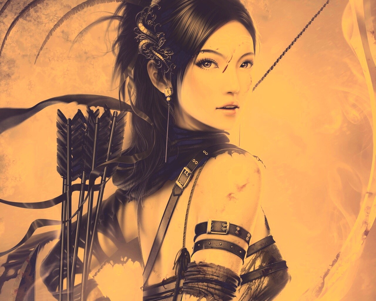 Лучница обои