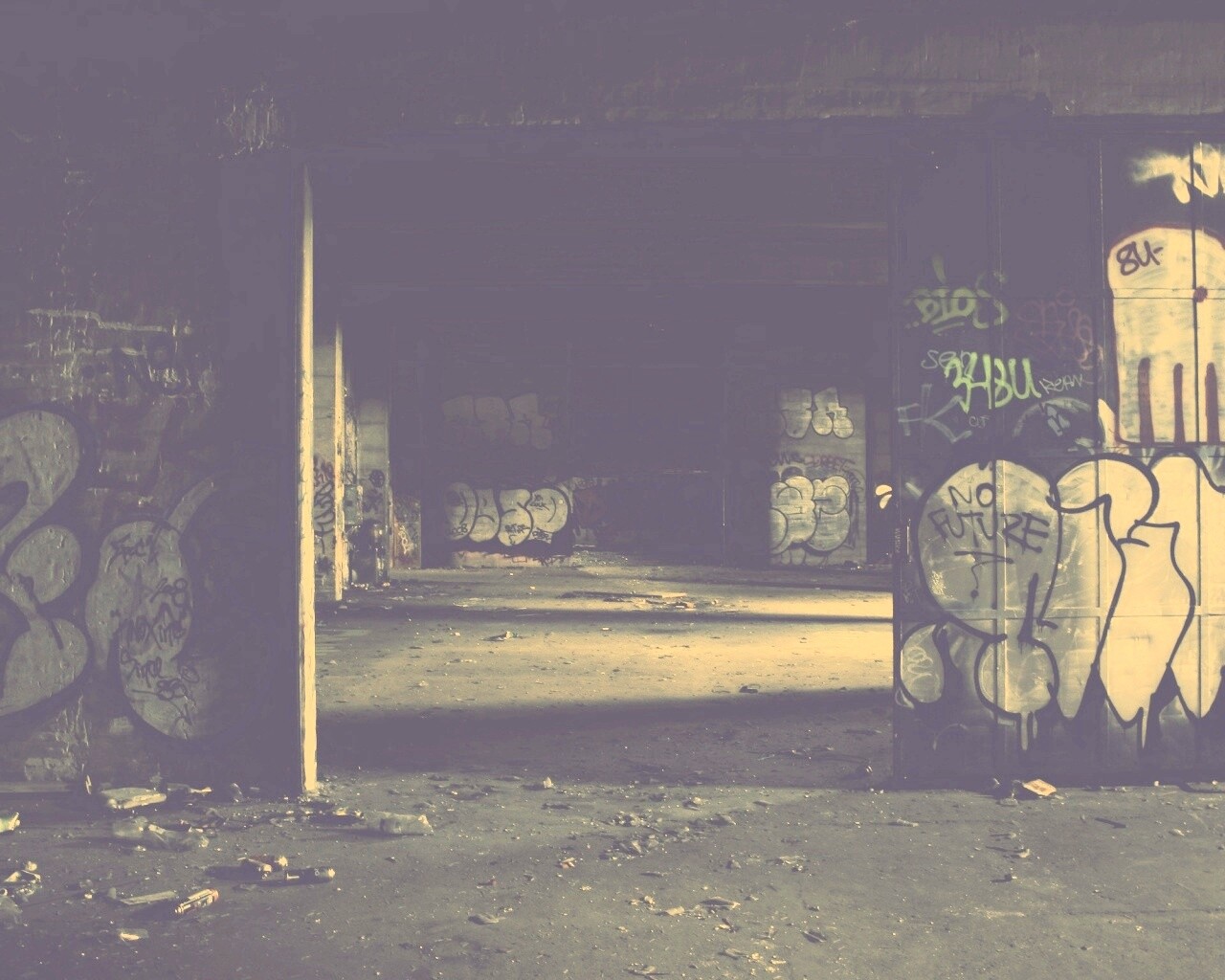 Заброшенное здание обои