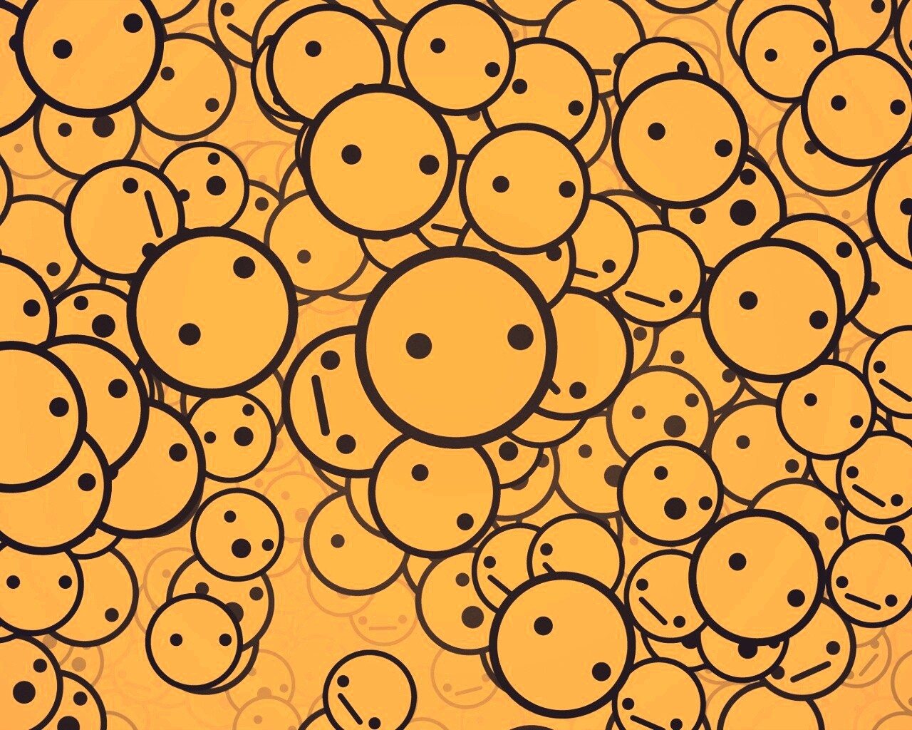 Фон из смайликов обои