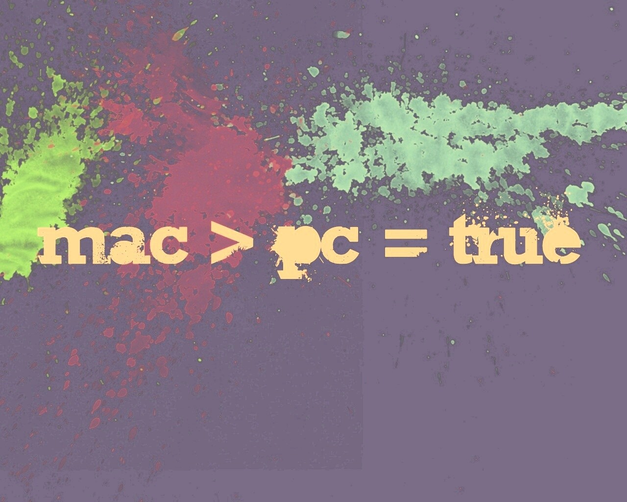 Mac лучше Pc обои