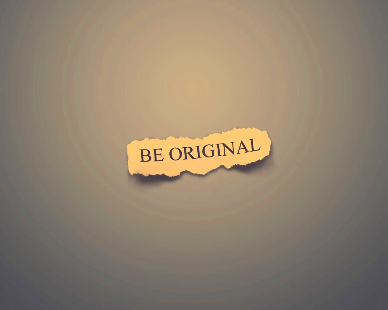 Будь оригинален обои