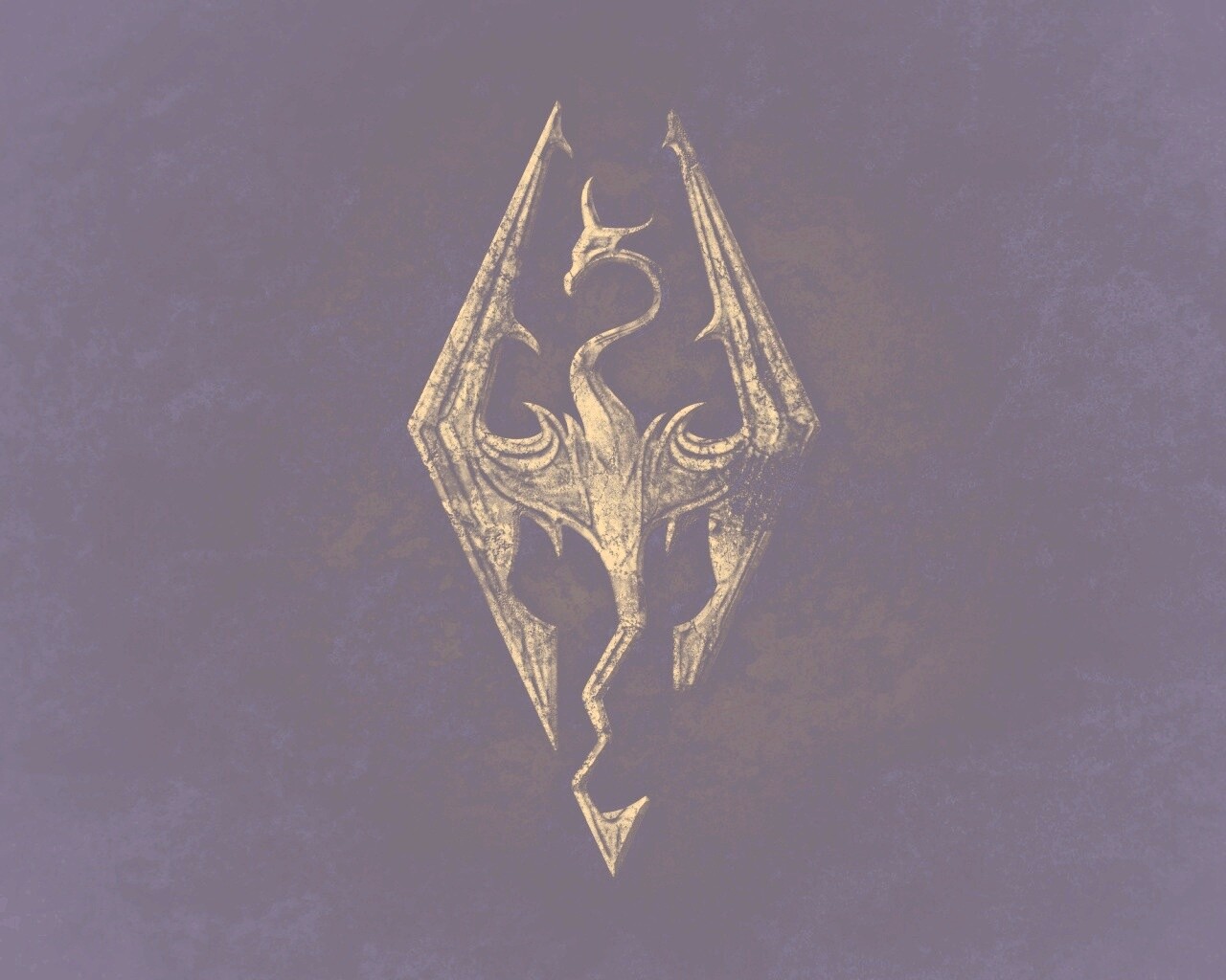 Логотип Skyrim обои