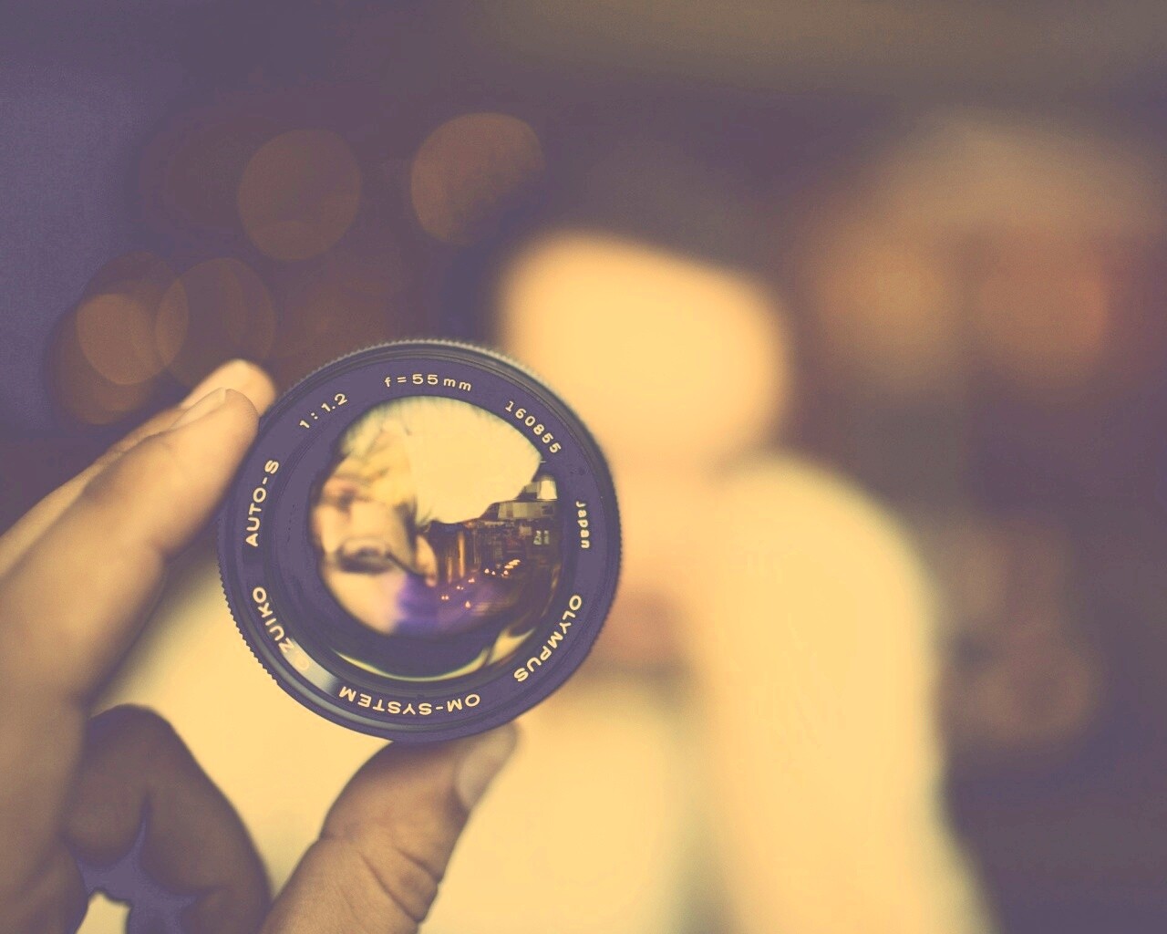 Объектив Olympus обои