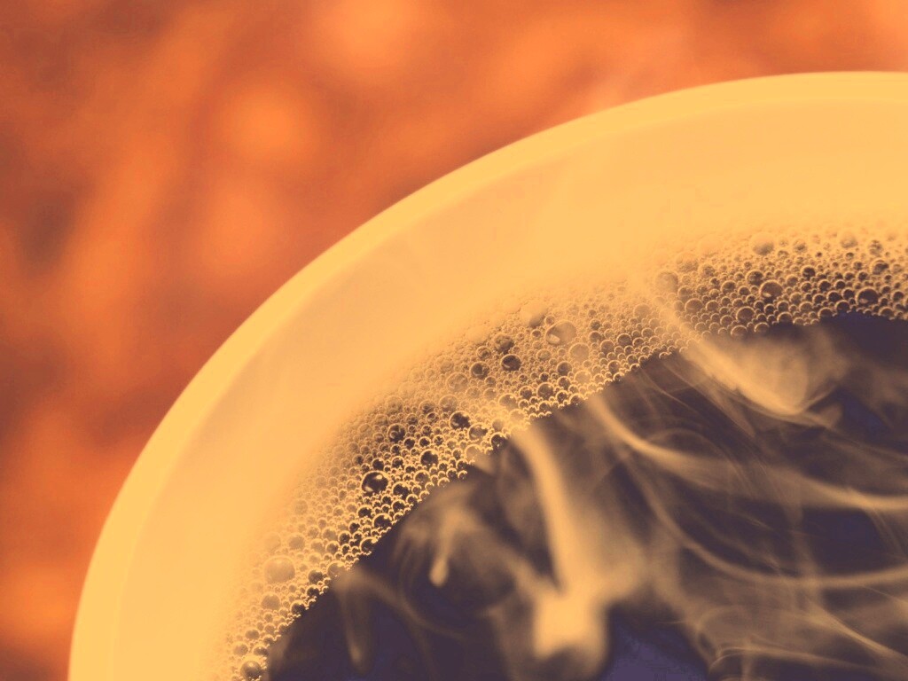 Горячее кофе обои