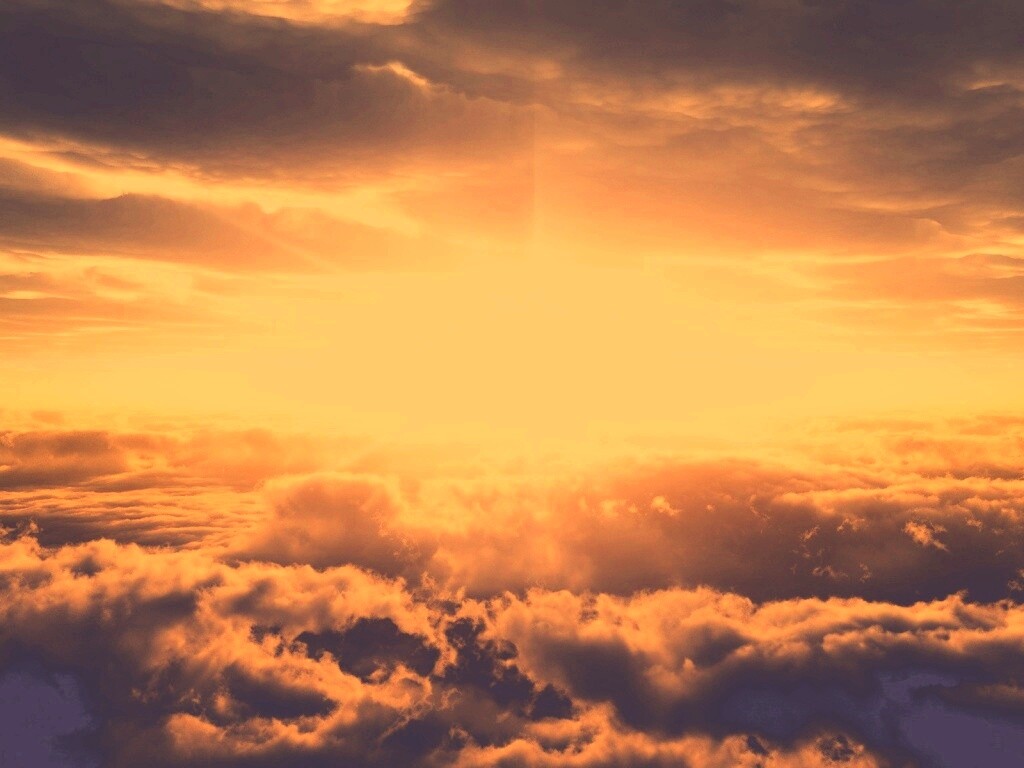 Небеса и солнце обои
