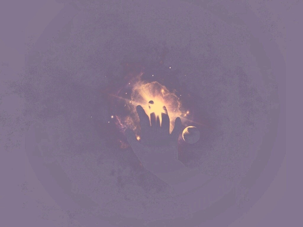 Прикосновение к вселенной обои