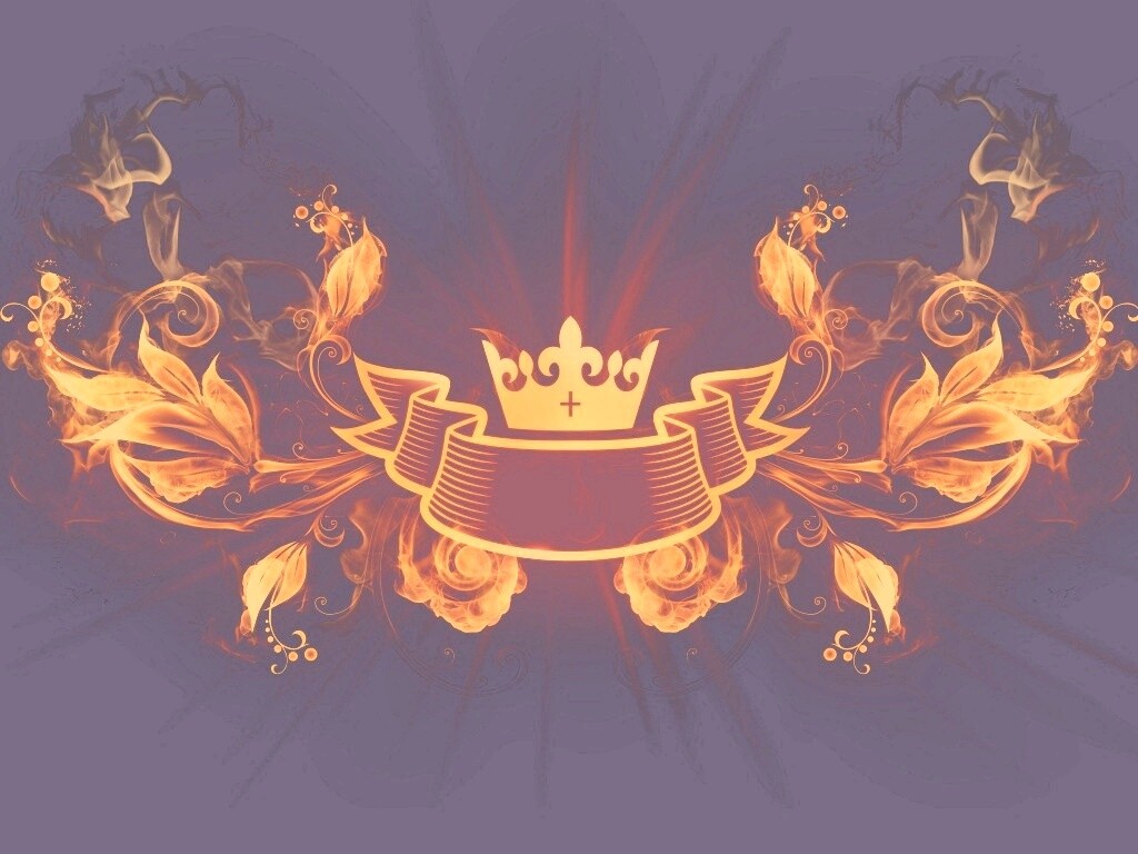 Пламенные цветы обои