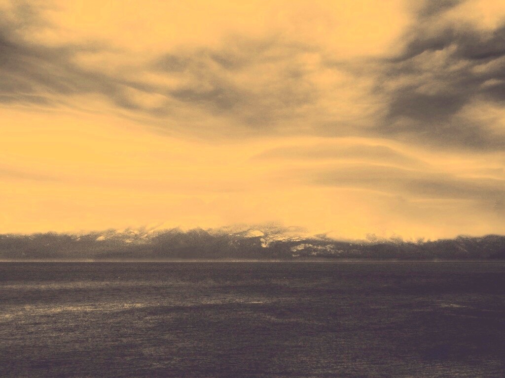 Горное побережье обои