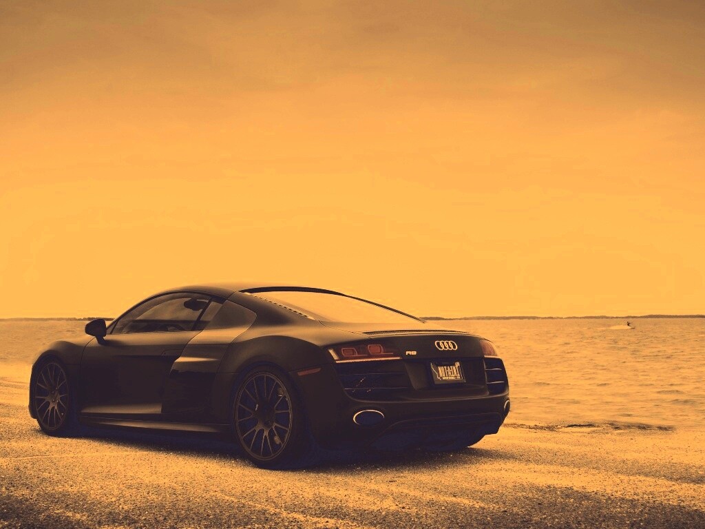 Черный ауди ТТ обои