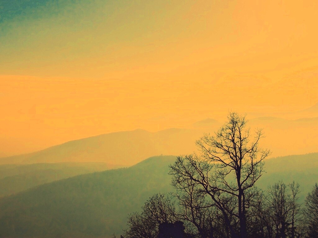 Голубые горы обои