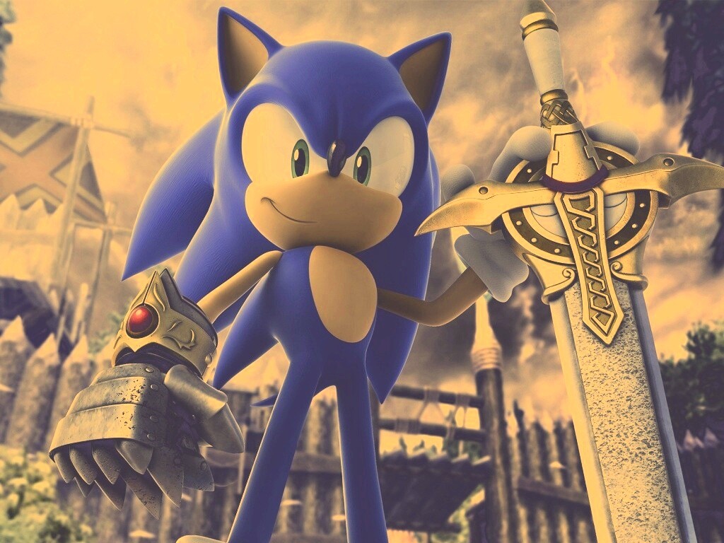 Соник с мечем обои