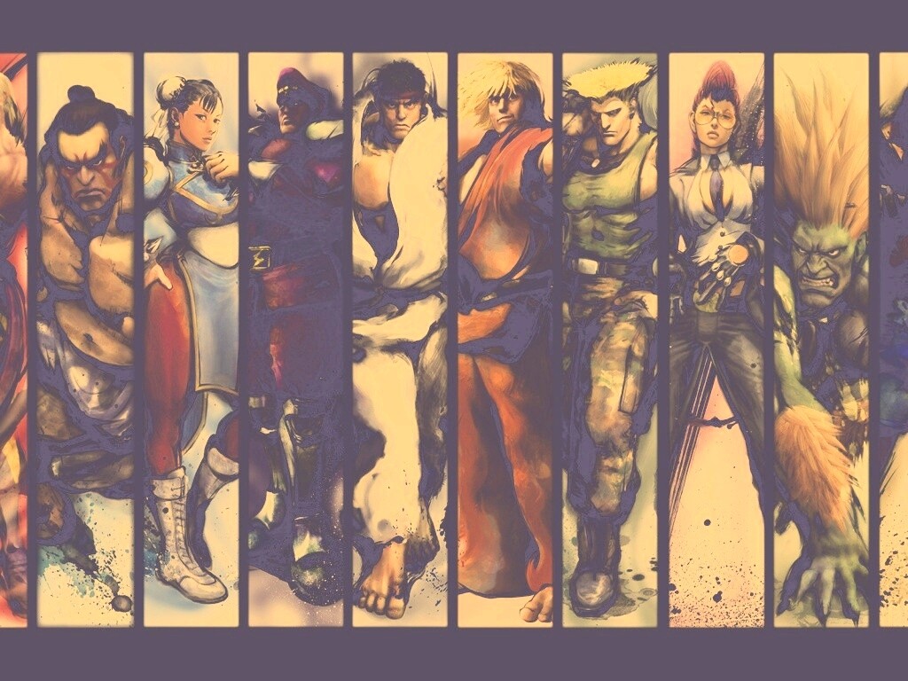 Герои игры Street FIghter обои