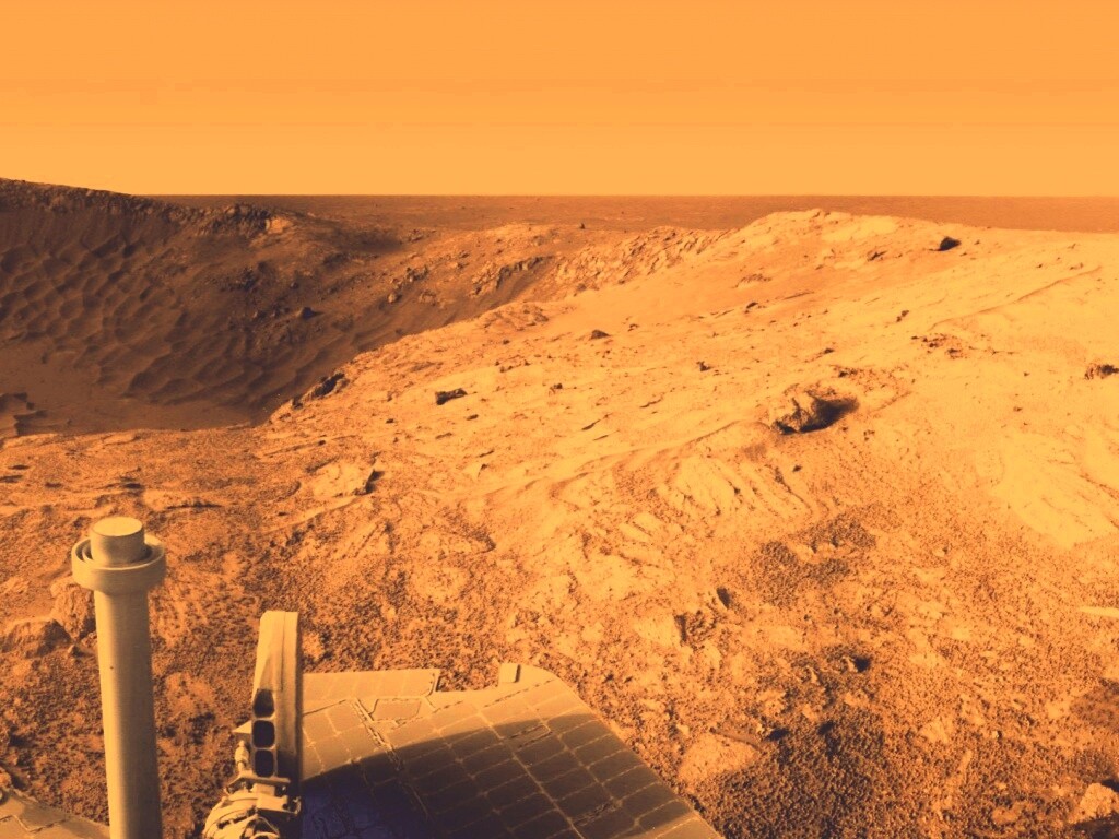 Снимок с марсохода обои