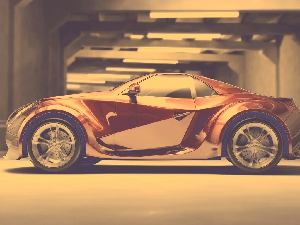 Красный концепт обои