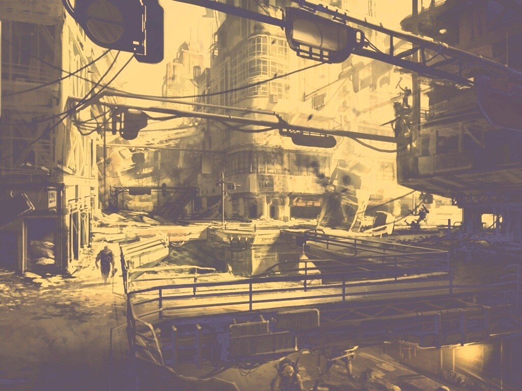 Локация из Fallout 3 обои