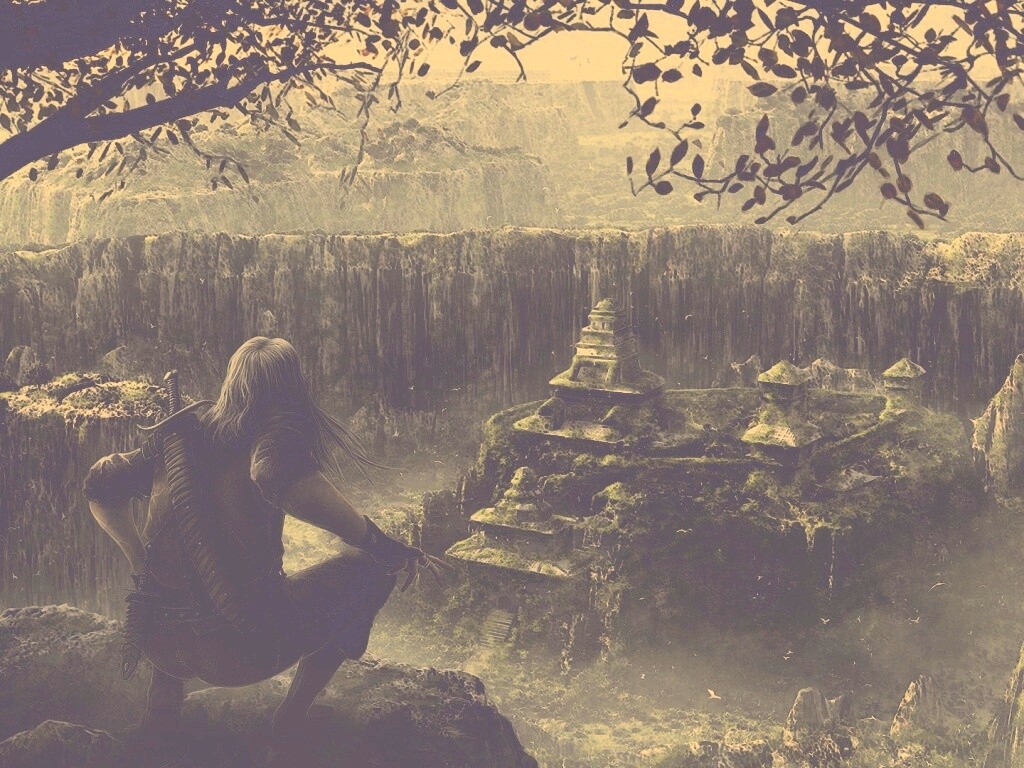 Затерянный город обои
