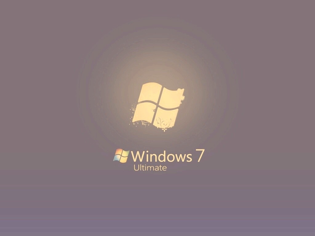 Логотип WIndows 7 Ultimate обои