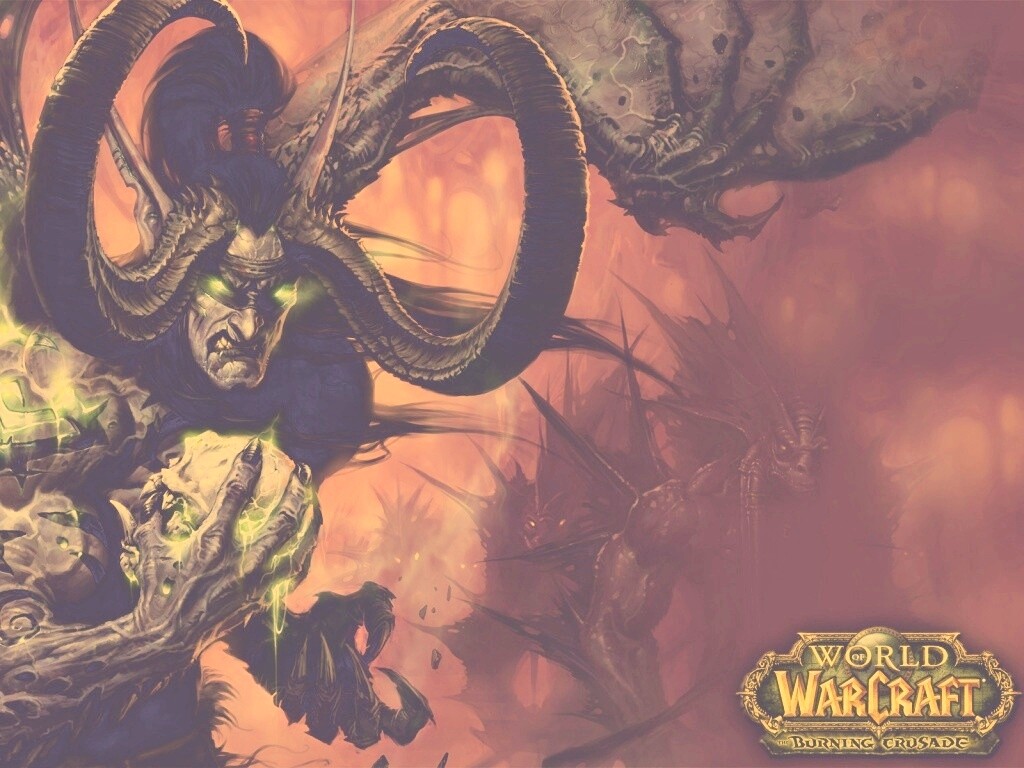 Иллидан из WoW BC обои