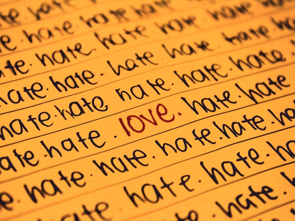 Любовь среди ненависти обои